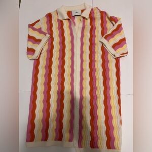 YLLW The Label Sorbet Felix Knit Dress Women's Small/Medium